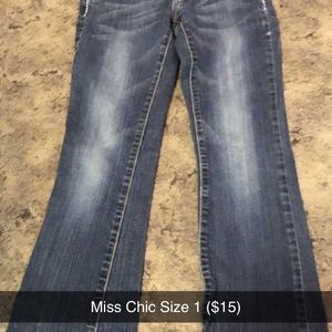 Miss Chic size 1 jeans
